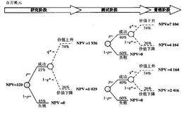 实物期权估值和决策树分析(ROV)步骤3: 使用决策树将灵活性模型化