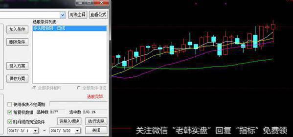 多头排列下的阳包阴的选股公式——指标分享