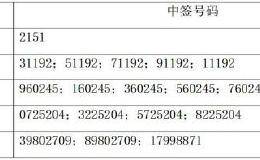 越博动力与亚普股份网上申购中签结果出炉