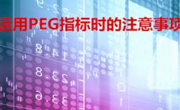 运用PEG指标时的注意事项