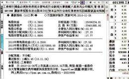 大智慧个股浏览：基本资料页面