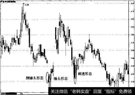 图2 倒锤头形态和锤头形态