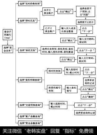 图6-4手机银行WAP）操作流程示意图