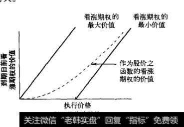 图22-8 作为股票价格函数的美式期权价值