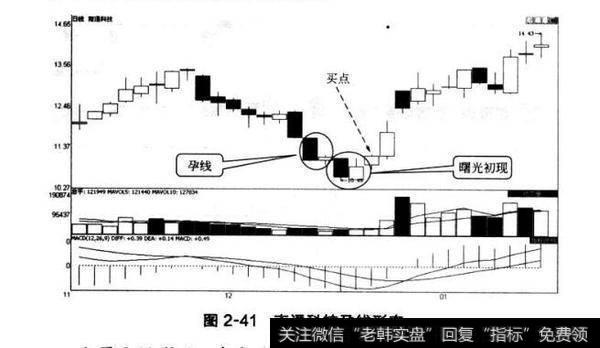 图2-41南通科技孕线形态