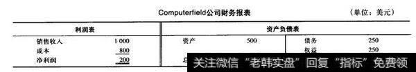 Computerfield公司财务报表