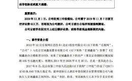 <em>乐视网</em>：目前存在因巨额诉讼费导致现金流断裂的风险