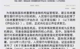 中国版系统重要性银行名单将亮相 哪家能上榜 有啥特殊“待遇”？看五大要点