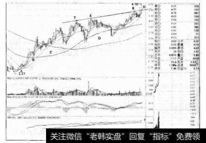 图10-2 某股票日K线图