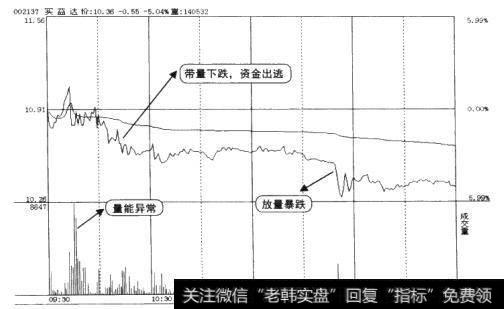 所持个股暴跌分时走势图