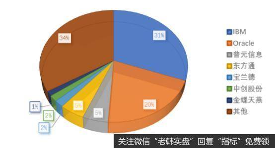 国内中间件市场份额分布