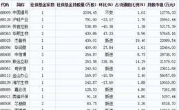 社保基金持有25只科创板股：新进12股 增持5股