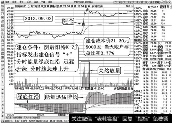 壹桥苗业（002447）建仓分时解说图