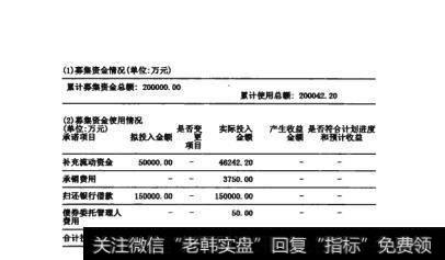 图12-6  募集资金情况表